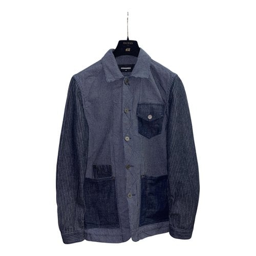 Pre-owned Dsquared2 Jacket In Navy