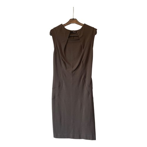 Pre-owned Liujo Mid-length Dress In Brown