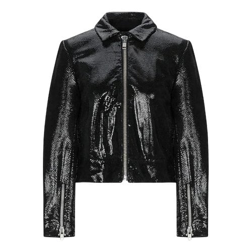 Pre-owned Zoe Karssen Leather Jacket In Black