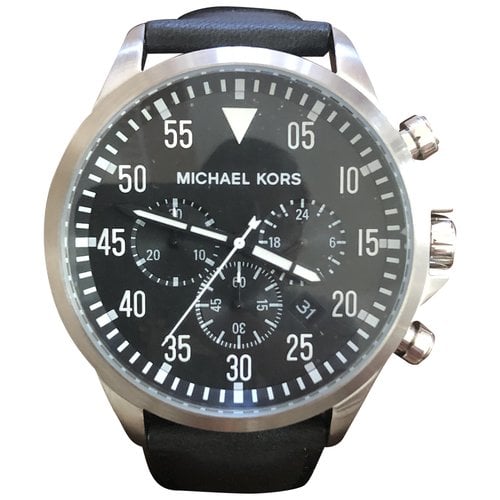Pre-owned Michael Kors Watch In Black