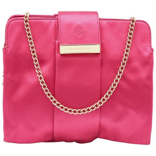 Pre-owned Emporio Armani Cloth Handbag In Pink