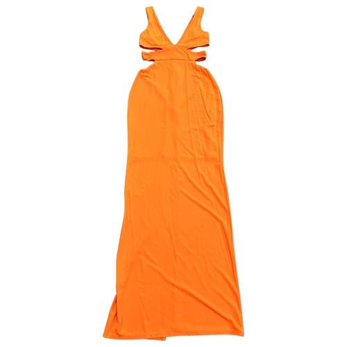 Pre-owned Ramy Brook Maxi Dress In Orange