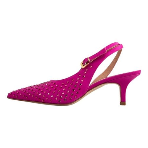 Pre-owned Pinko Leather Heels In Pink
