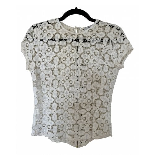 Pre-owned Intermix Blouse In White