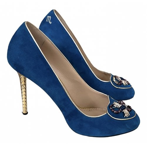 Pre-owned Charlotte Olympia Heels In Blue