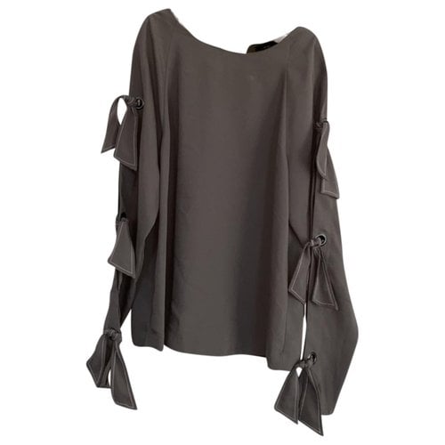 Pre-owned Bcbg Max Azria Blouse In Brown
