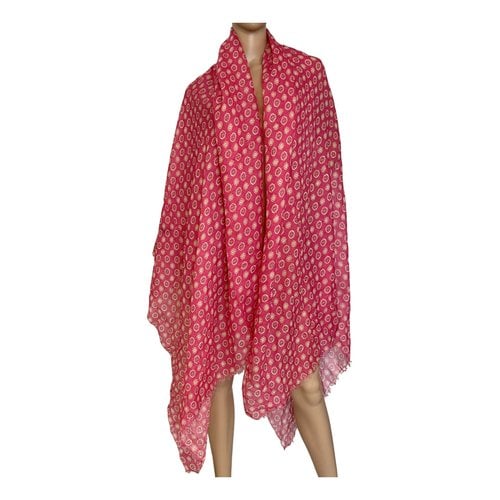 Pre-owned Paul Smith Linen Stole In Pink