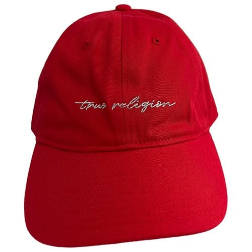 Pre-owned True Religion Hat In Red
