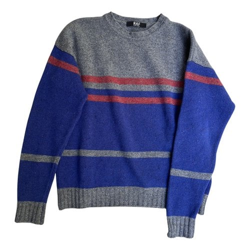 Pre-owned Raf Simons Wool Sweatshirt In Grey