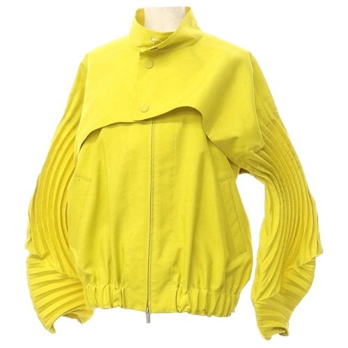 Pre-owned Issey Miyake Jacket In Yellow