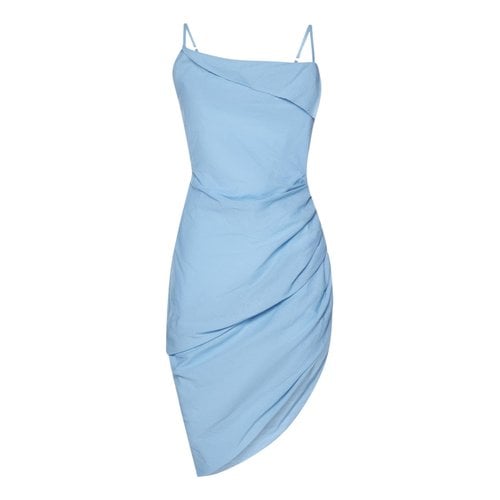 Pre-owned Jacquemus Mini Dress In Turquoise
