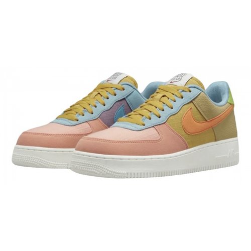 Pre-owned Nike Air Force 1 Cloth Trainers In Multicolour