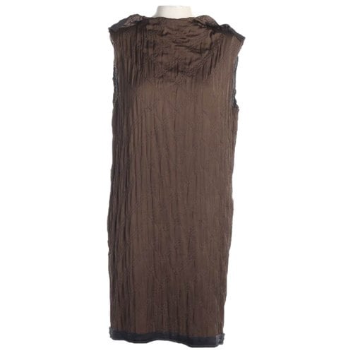 Pre-owned Lanvin Dress In Brown
