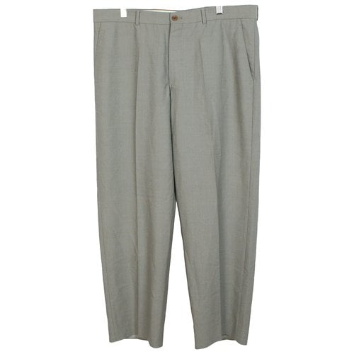Pre-owned Armani Collezioni Trousers In Grey
