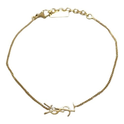 Pre-owned Saint Laurent Jewellery In Gold