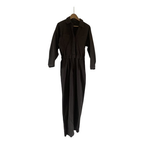 Pre-owned Massimo Dutti Jumpsuit In Brown