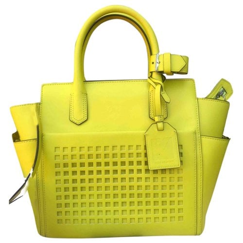 Pre-owned Reed Krakoff Leather Crossbody Bag In Yellow