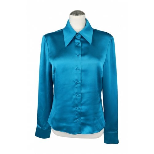 Pre-owned Alice And Olivia Shirt In Blue