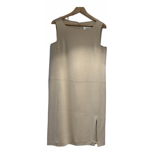 Pre-owned Max Mara Mid-length Dress In Beige