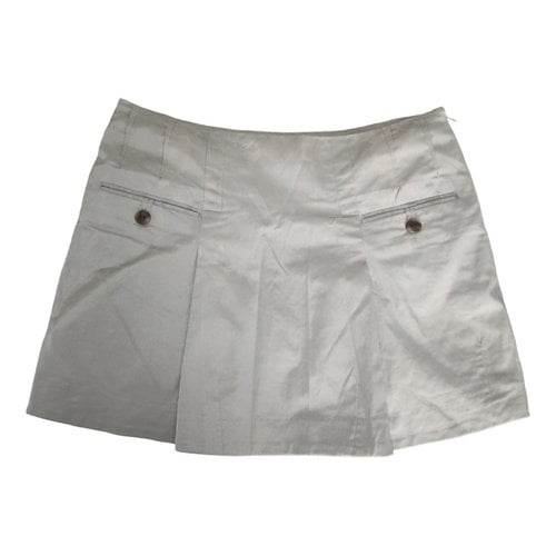 Pre-owned Undercover Mini Skirt In Grey