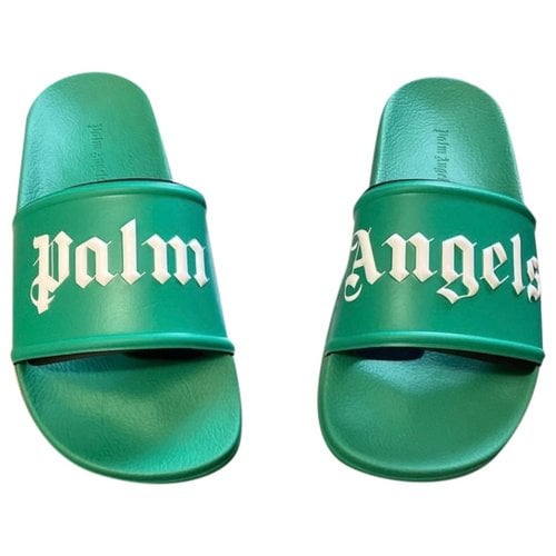 Pre-owned Palm Angels Sandals In Green