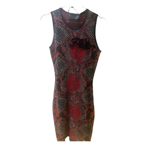 Pre-owned Philipp Plein Dress In Red