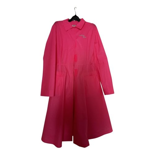 Pre-owned Palm Angels Trench Coat In Pink