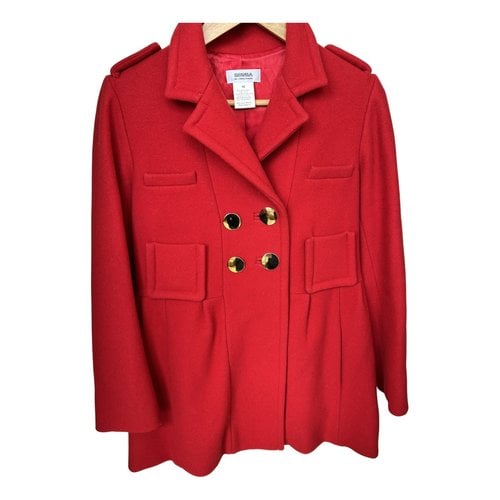 Pre-owned Sonia By Sonia Rykiel Wool Coat In Red