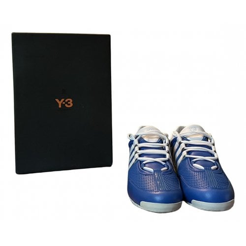 Pre-owned Y-3 Low Trainers In Blue