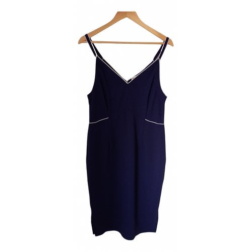 Pre-owned Whistles Mid-length Dress In Navy