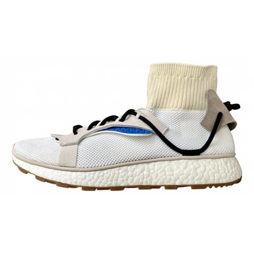 Pre-owned Adidas Originals By Alexander Wang High Trainers In White
