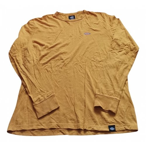 Pre-owned Dickies T-shirt In Yellow