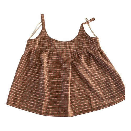 Pre-owned Prada Camisole In Brown
