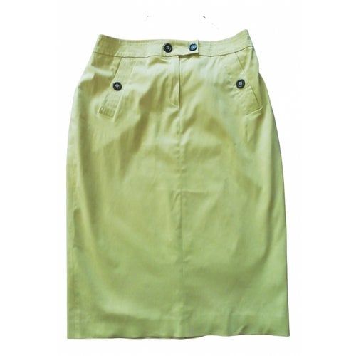 Pre-owned Elena Miro' Mid-length Skirt In Yellow