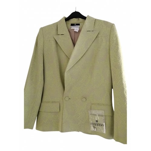 Pre-owned Givenchy Blazer In Green
