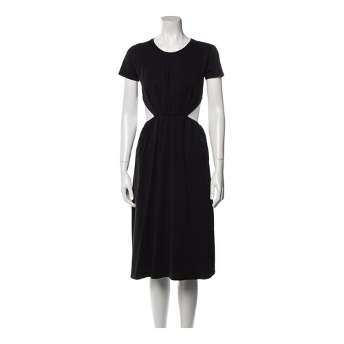 Pre-owned Loulou Studio Mid-length Dress In Black