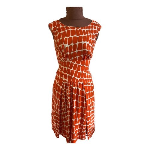 Pre-owned Miu Miu Mid-length Dress In Orange