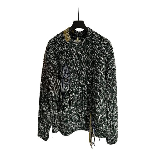 Pre-owned Oamc Wool Pull In Green