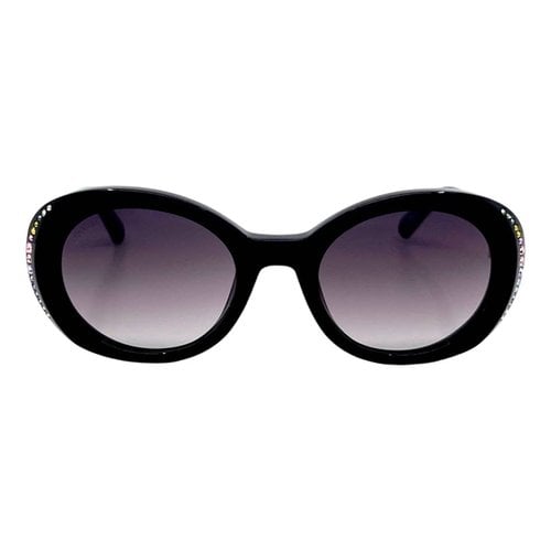 Pre-owned Swarovski Sunglasses In Black