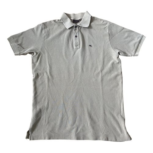 Pre-owned Etro Polo Shirt In Beige