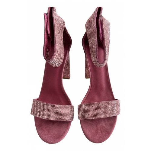 Pre-owned Jeffrey Campbell Glitter Sandal In Pink