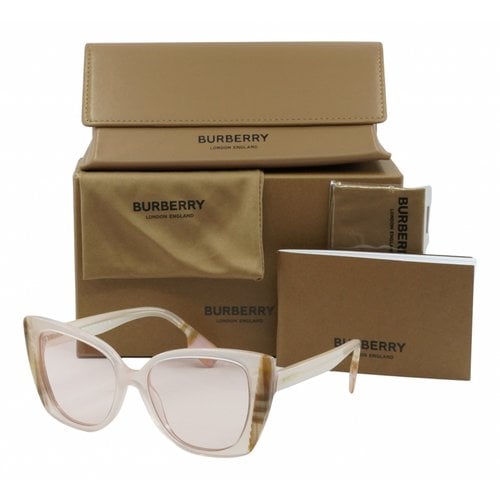 Pre-owned Burberry Sunglasses In Pink