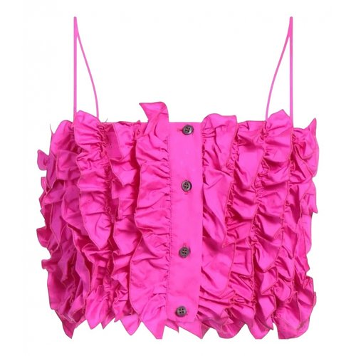 Pre-owned Msgm Corset In Pink