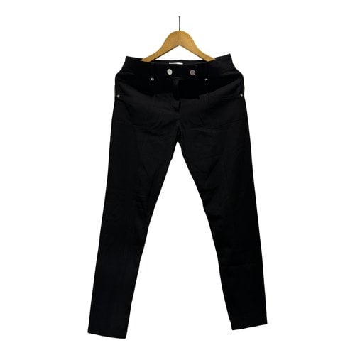 Pre-owned Ba&sh Wool Carot Pants In Black