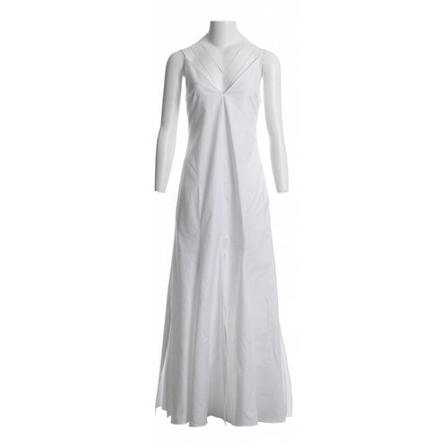 Pre-owned Khaite Maxi Dress In White