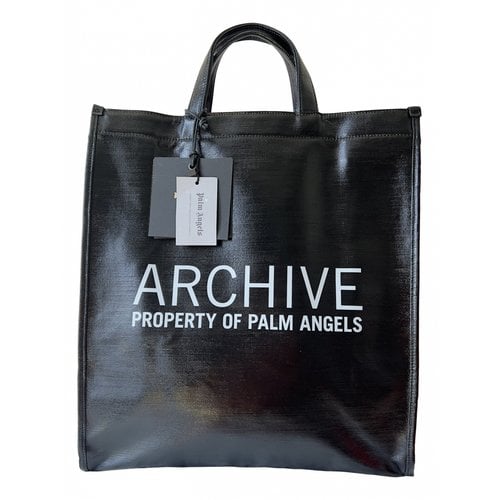 Pre-owned Palm Angels Leather Handbag In Black