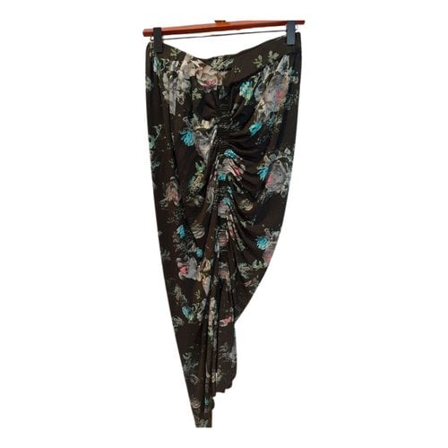 Pre-owned Preen By Thornton Bregazzi Mid-length Skirt In Black