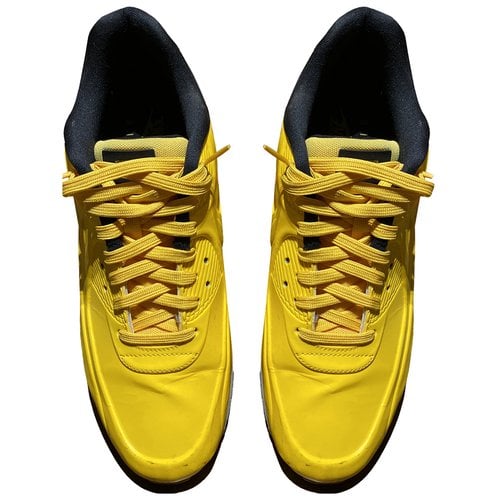 Pre-owned Nike Air Max 90 Low Trainers In Yellow