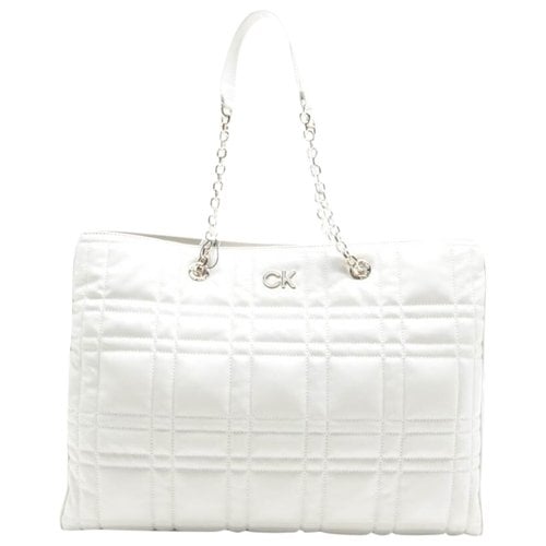 Pre-owned Calvin Klein Bag In White