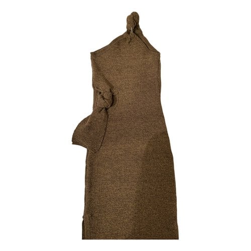Pre-owned Jacquemus Mid-length Dress In Brown
